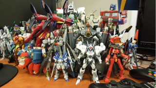 This Game Designer's Desk Is Overrun with Mecha